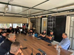 Επίσκεψη του Δημάρχου Βύρωνα στο Πυροφυλάκειο