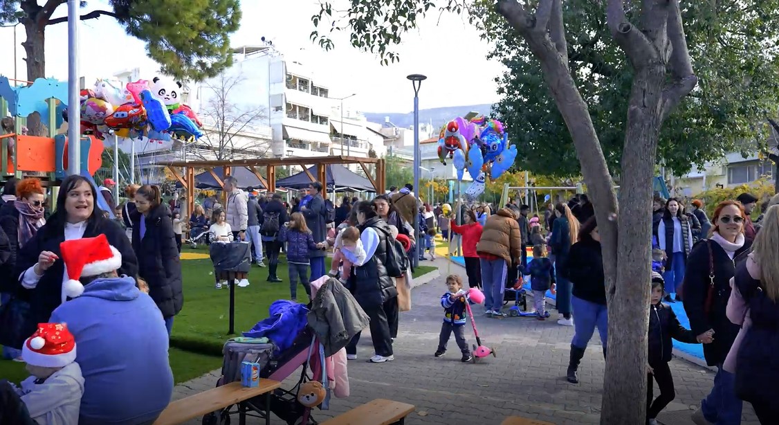 Εγκαίνια της ανακαινισμένης Παιδικής Χαράς Νέας Ελβετίας με το «Πάρκο των Ξωτικών»