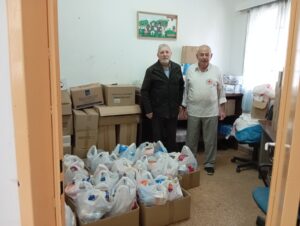 Διανομή τροφίμων από τον Ε.Ε.Σ. Περιφερειακό Τμήμα Βύρωνα