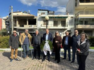 Φόρος τιμής από τον Δήμαρχο Βύρωνα για τα 57 θύματα στα Τέμπη