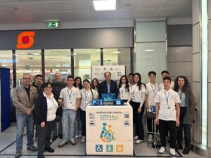 Ο Δήμαρχος Βύρωνα στο πλευρό των μαθητών Λυκείου Καρέα στην Μαθητική Εμπορική Έκθεση Αθήνας 2026